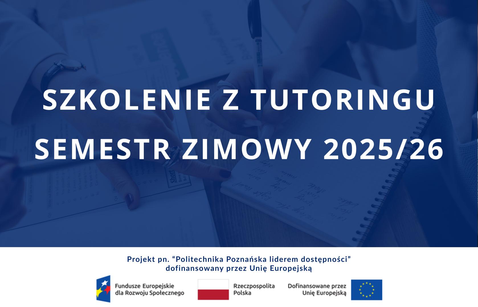 Szkolenie z tutoringu w semestrze zimowym 2025/26